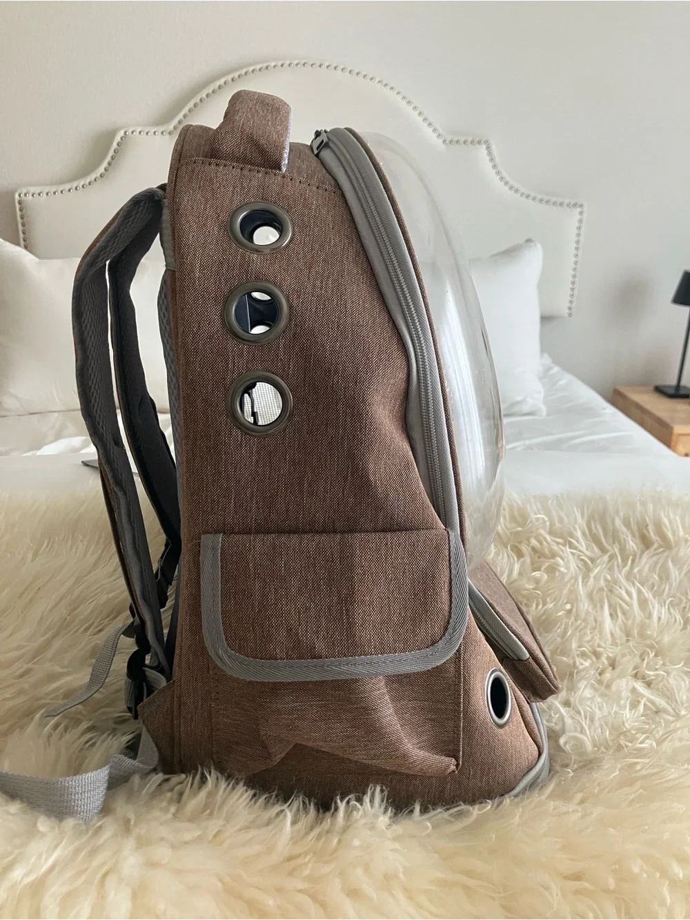 Pet Carrier Backpack with Clear Bubble Window.